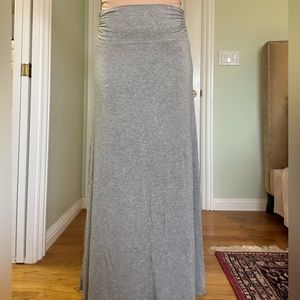 Grey maxi skirt